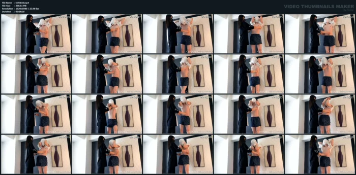 I Did Tickling To This Boy Which He Got His Eyes Covered While He Was Standing - URARA TICKLE - MP4