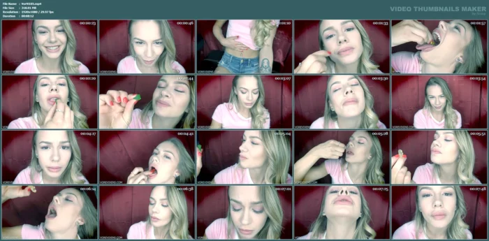 Naomi Swann In Scene: Slobbery Swallowing - VORE VIXENS - MP4