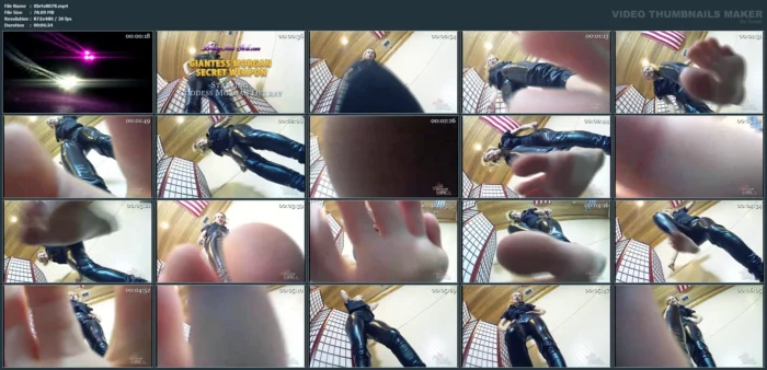 Morgan Delray - Giantess Weapon - XBRATS / BRATTY FOOT GIRLS - MP4