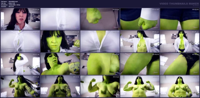 Ecko Belle - She Hulk Fuck! - XBRATS / BRATTY FOOT GIRLS - MP4