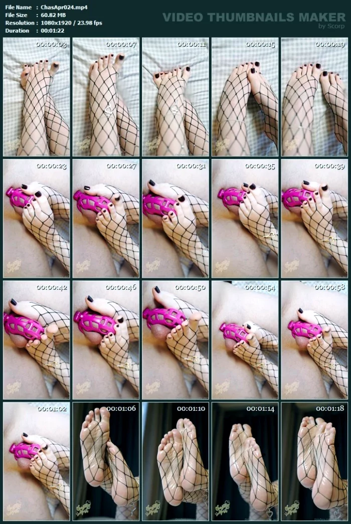Goon To My Feet - CHASTITY APRIL / GODDESS APRIL - MP4