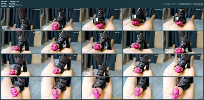 You're Not Going To Believe What I Was Able To Make Subby Do Today! - CHASTITY APRIL / GODDESS APRIL - MP4