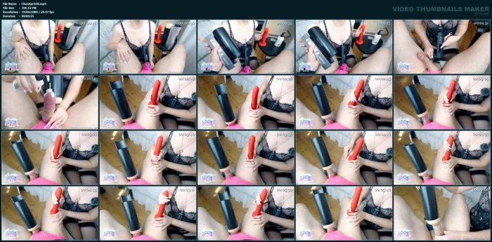 April's Milking Machine - CHASTITY APRIL / GODDESS APRIL - MP4