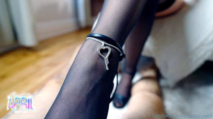 My Foot Slave You Will Do Anything I Say For These Feet - CHASTITY APRIL / GODDESS APRIL - MP4