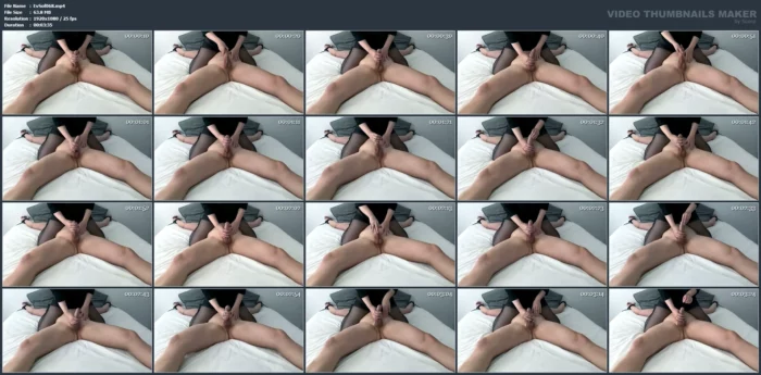Pantyhose Femdom Handjob - Edging & Teasing - Post Orgasm - EVASOFIAA - MP4