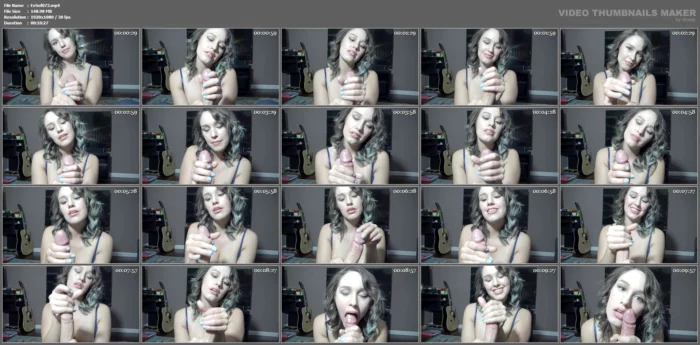 Violet Edges His Cock Until He Cannot Take It Any Longer! - EVASOFIAA - MP4