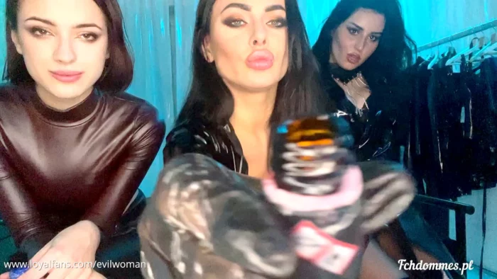 Intoks Domination With 3 Dommes - Lady Perse And Ady Lilith - EVIL WOMAN / FCHDOMMES / FETISH CHATEAU DOMMES - MP4