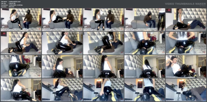 Facesitting On The Terrible Worker - EVIL WOMAN / FCHDOMMES / FETISH CHATEAU DOMMES - MP4