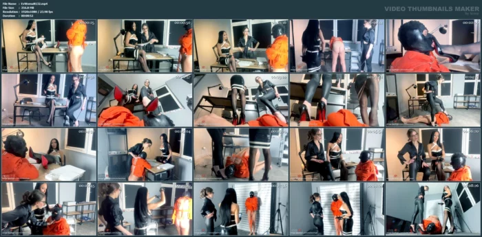 Femdom Interrogation - EVIL WOMAN / FCHDOMMES / FETISH CHATEAU DOMMES - MP4