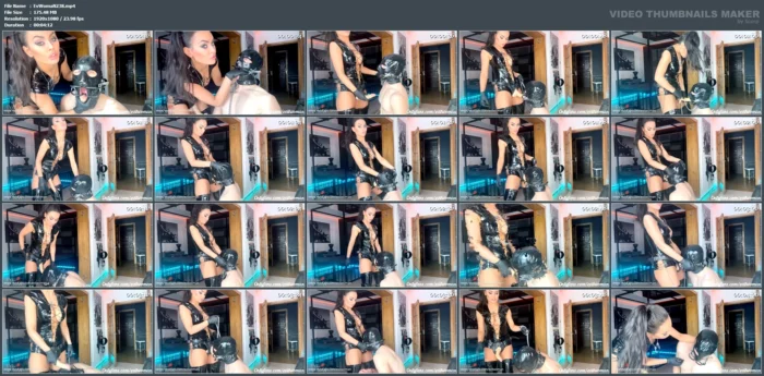 Brutal Mouthfucking On My Slave - EVIL WOMAN / FCHDOMMES / FETISH CHATEAU DOMMES - MP4