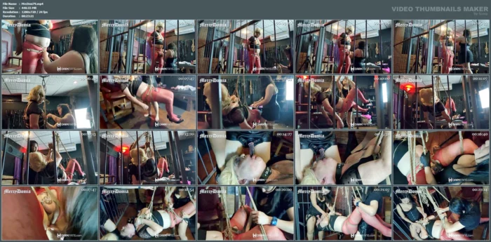 Ep81 Suspended Sissy Slave And 4 Mistress Take Step On With Pussy Boy And Mouth - MERCY DOMIA / THAI MISTRESS: BDSM BONDAGE - MP4