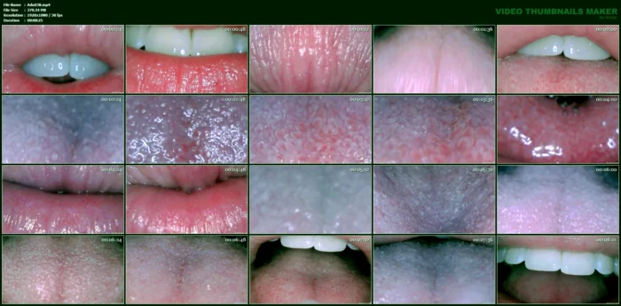 Raw Closeup Licking Lips Tongue - ADULTING X - SOFIE - MP4
