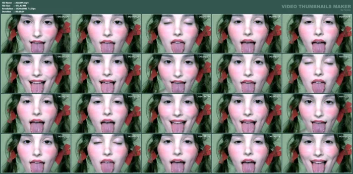 Tongue Out Eye Contact Loop - ADULTING X - SOFIE - MP4