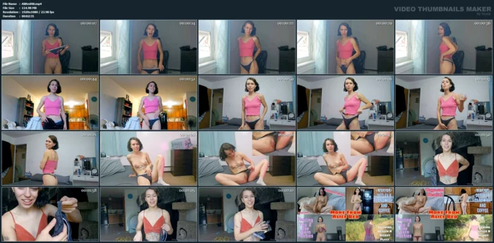 Wearing My Old Thong And Mailing It To You! - ALICE RED - MP4