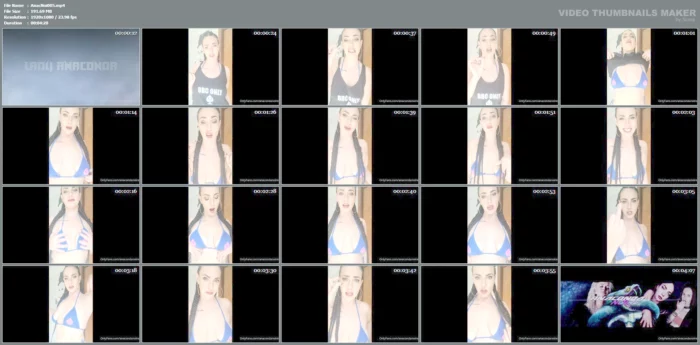 Addicted To Qos Brainwashing - LADY ANACONDA / ANACONDA NOIRE / ELITE QOS GODDESS - MP4
