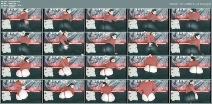 Be Mesmerized By Lady Anacondas Juicy Ass While - LADY ANACONDA / ANACONDA NOIRE / ELITE QOS GODDESS - MP4