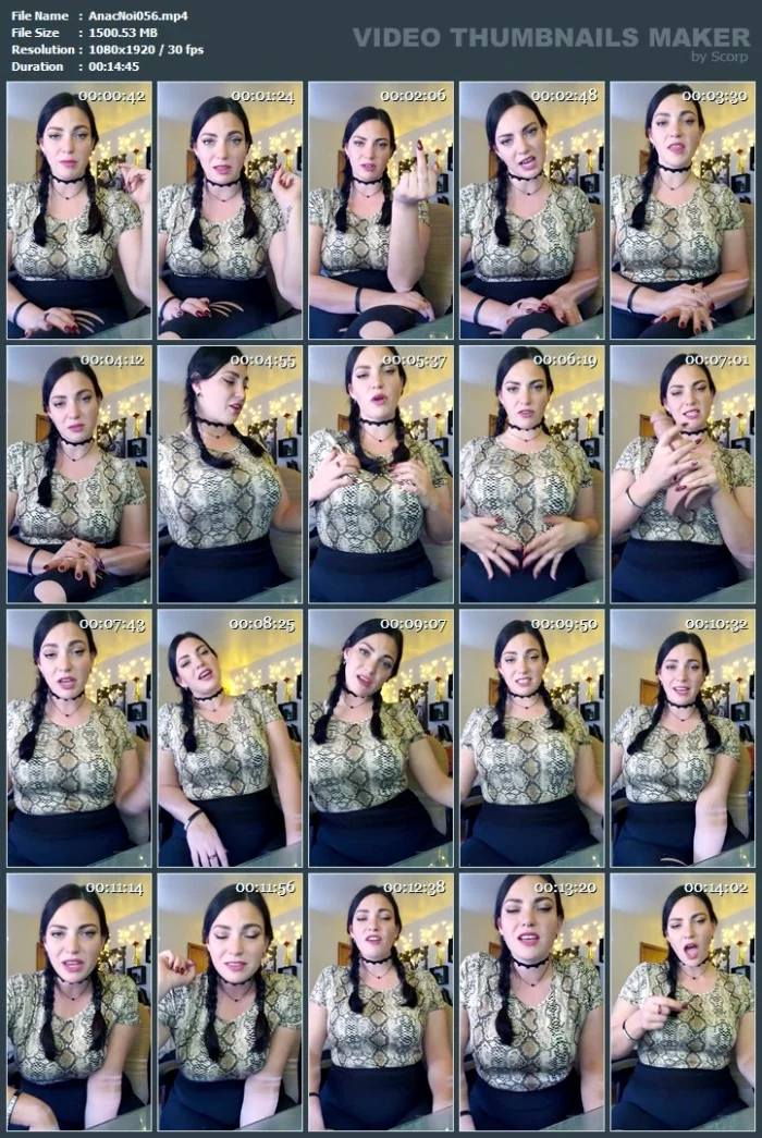 Embrace Your Inevitable Sissy Cuck Future - LADY ANACONDA / ANACONDA NOIRE / ELITE QOS GODDESS - MP4