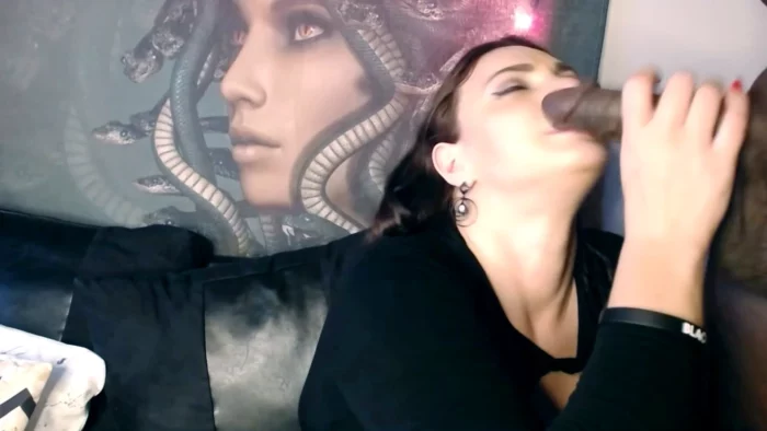 Quick Sloppy Head Session - LADY ANACONDA / ANACONDA NOIRE / ELITE QOS GODDESS - MP4