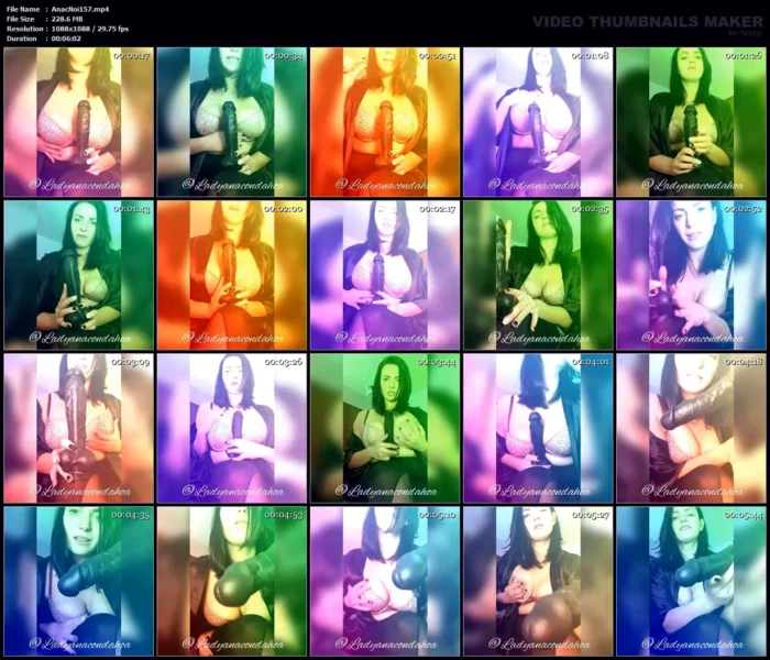 Stroke Over Huge Black Cocks - LADY ANACONDA / ANACONDA NOIRE / ELITE QOS GODDESS - MP4