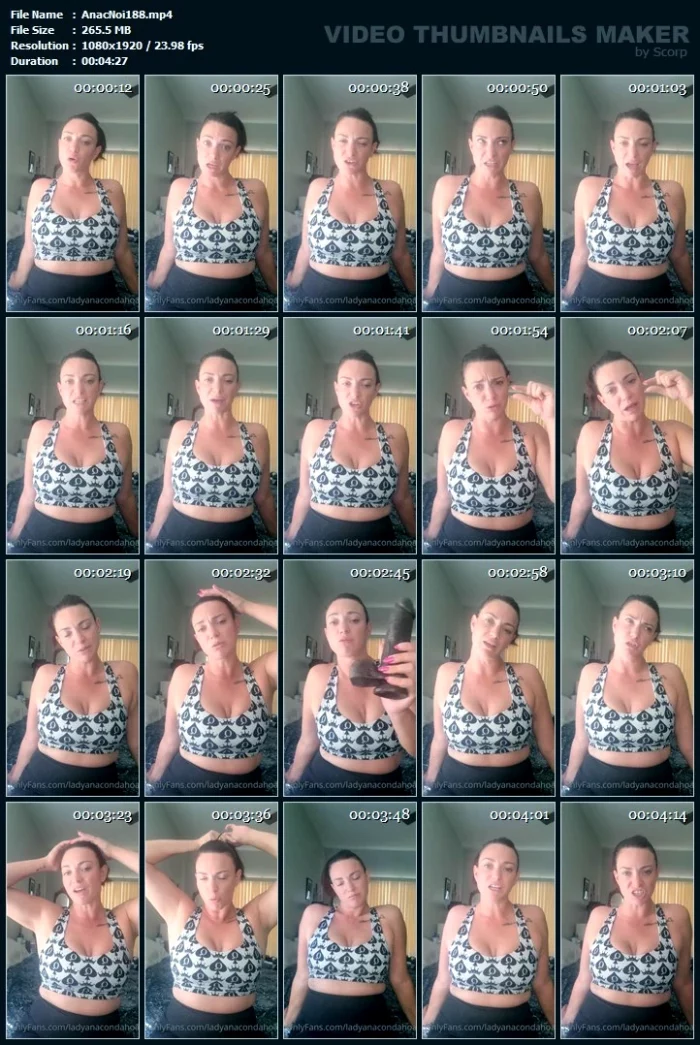 You Are Such A Waste Of Space - LADY ANACONDA / ANACONDA NOIRE / ELITE QOS GODDESS - MP4