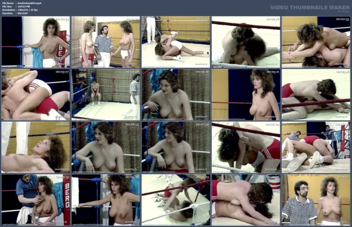 Freestyle Topless Hairy Franziska Vs Marina - ANNDEES AMAZONS - MP4