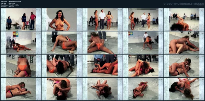 Topless Silke Vs Vanessa Part 1 - ANNDEES AMAZONS - MP4