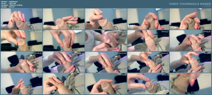 Foreskin Play With Soft Dick - AQUA POLA / CYNTIA CYMES - MP4