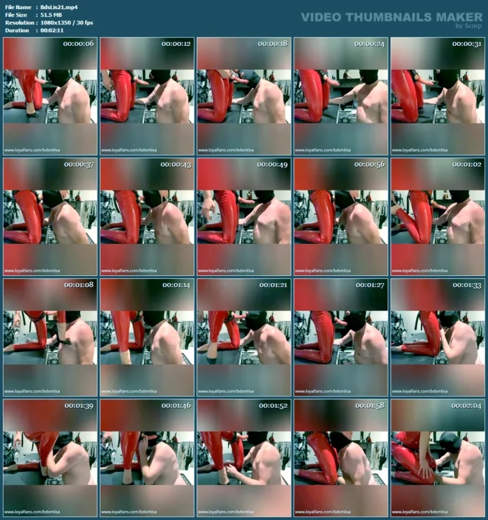 Facefuck My Cum Dumpster - BDSM LISA / DOMINATRIX LISA / FETISHLATEX LISA - MP4
