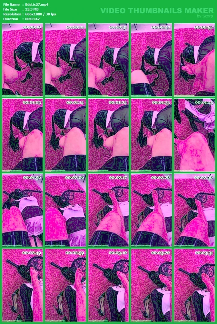 Heel Worship Sissy - BDSM LISA / DOMINATRIX LISA / FETISHLATEX LISA - MP4