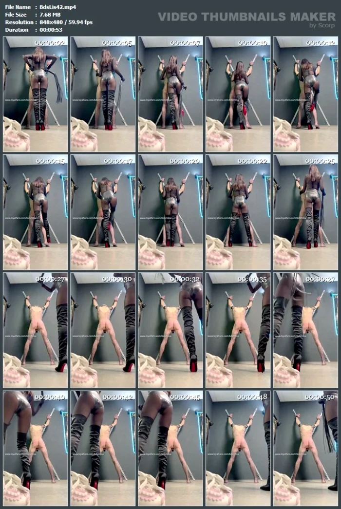 Mistress Lisa In Leather - BDSM LISA / DOMINATRIX LISA / FETISHLATEX LISA - MP4