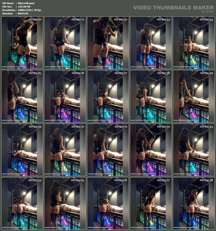 My Slave Needs Adjusting - BDSM LISA / DOMINATRIX LISA / FETISHLATEX LISA - MP4