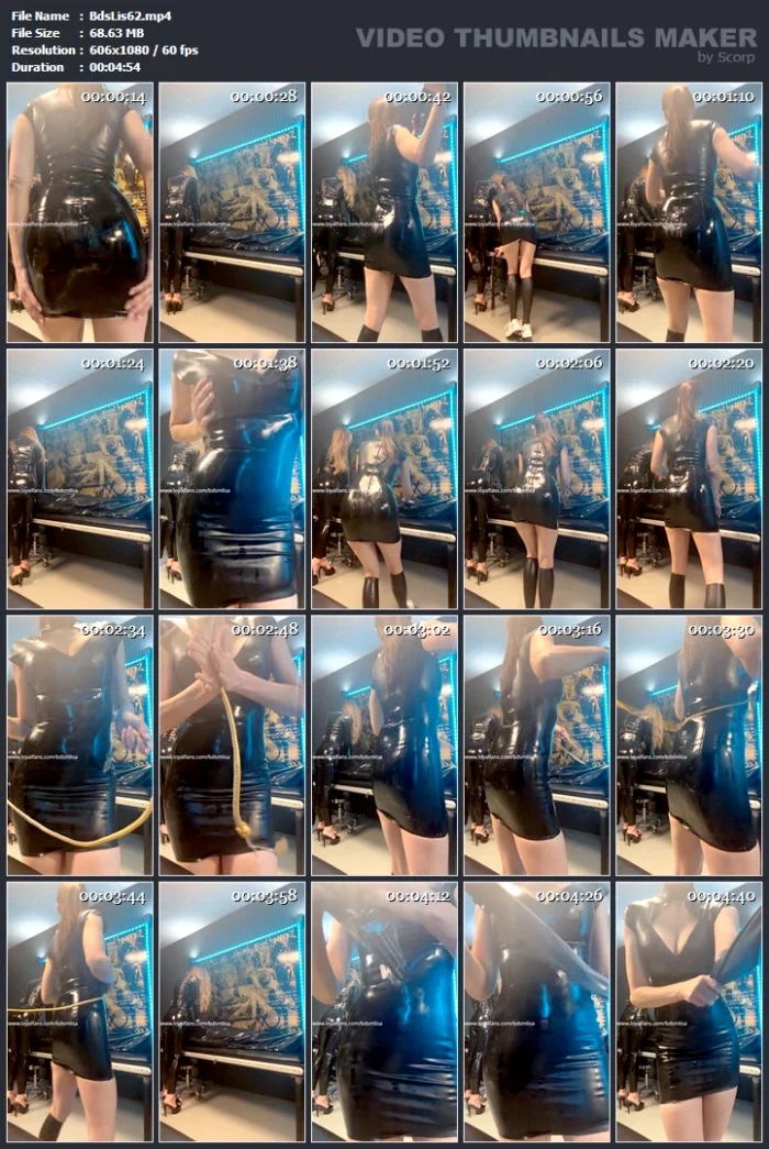 Punished By 2 Mistresses - BDSM LISA / DOMINATRIX LISA / FETISHLATEX LISA - MP4