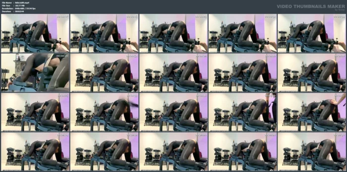 Whipping The Slave - BDSM LISA / DOMINATRIX LISA / FETISHLATEX LISA - MP4