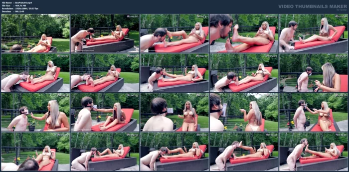 Bikini Brat Uses Beta As Selfie Stand - BRAT PRINCESS AVA / AVA MARIE / GIANNA ROSE - MP4