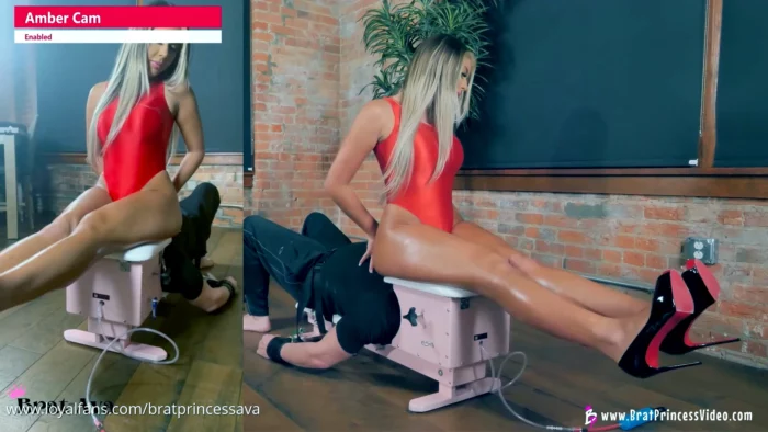 Cover Him And Fill His Head With Farts - BRAT PRINCESS AVA / AVA MARIE / GIANNA ROSE - MP4