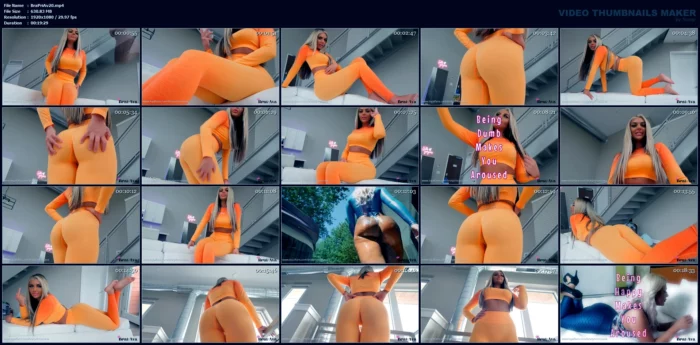 Leggings Ass Addict Freak - BRAT PRINCESS AVA / AVA MARIE / GIANNA ROSE - MP4