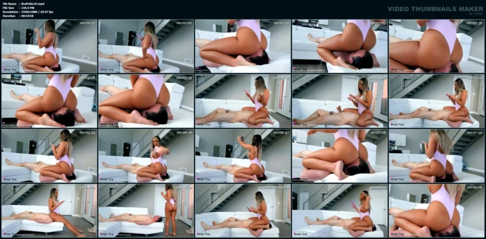 Thong Bikini Faces On Couch - BRAT PRINCESS AVA / AVA MARIE / GIANNA ROSE - MP4