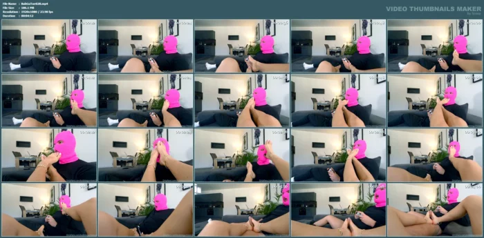 Foot Worshipping - BUBBLEGUM TOES AKA MARIA - MP4