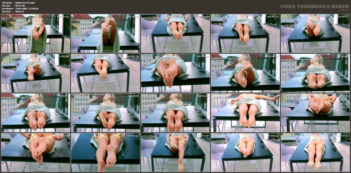 Well And Now Get On You Knees And Lick Them Until You Come! - BUBBLEGUM TOES AKA MARIA - MP4