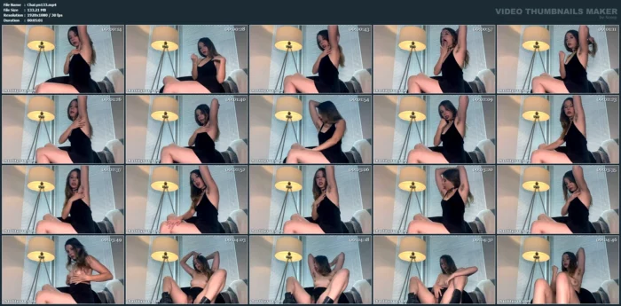 Hairy Pits For Horny Boy - CHASTITY LYNN - MP4