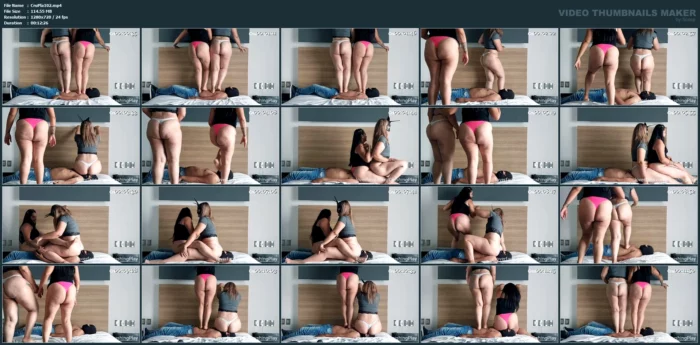 Jump On Its Body - It Really Feels Our Weight And Suffers With Me And Paola! - CRUSHINGPLAY - MP4