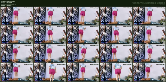 Merciless Goddesses Crushing Your Fragile, Stupid Body! - CRUSHINGPLAY - MP4
