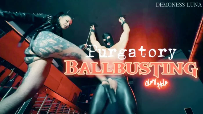 Ballbusting Purgatory Punishment - DEMONESS LUNA - MP4