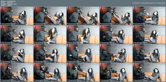 Human Ashtray And Boot Cleaner Service - DEMONESS LUNA - MP4
