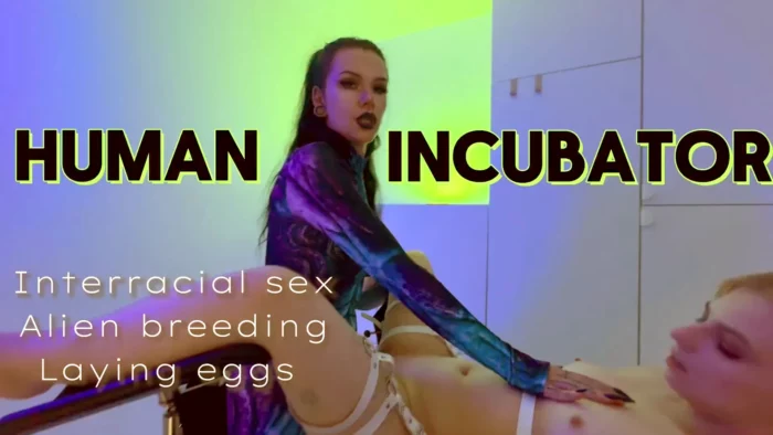 Human Incubator - Breeding By Alien Queen - DEMONESS LUNA - MP4