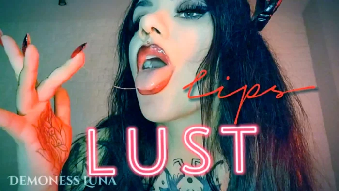 Red Lips Lust - DEMONESS LUNA - MP4