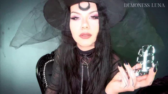The Cursed Chastity Cage - DEMONESS LUNA - MP4