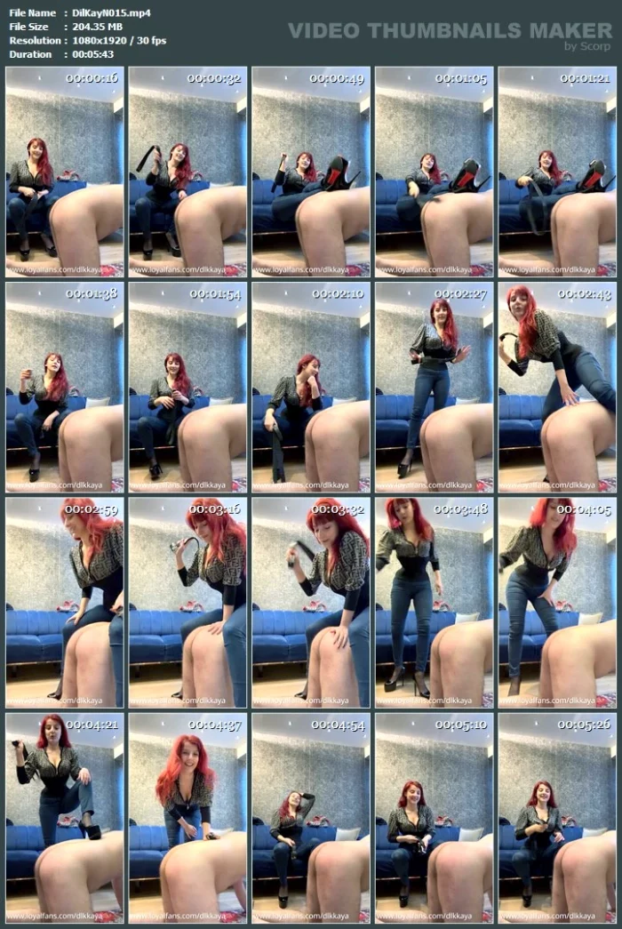 Belted Beating - GODDESS DLKKAYA / DILEK KAYA - MP4