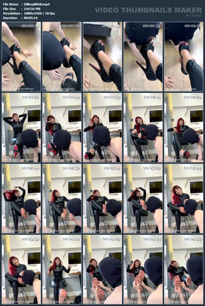 Feet Licking Shoes - GODDESS DLKKAYA / DILEK KAYA - MP4