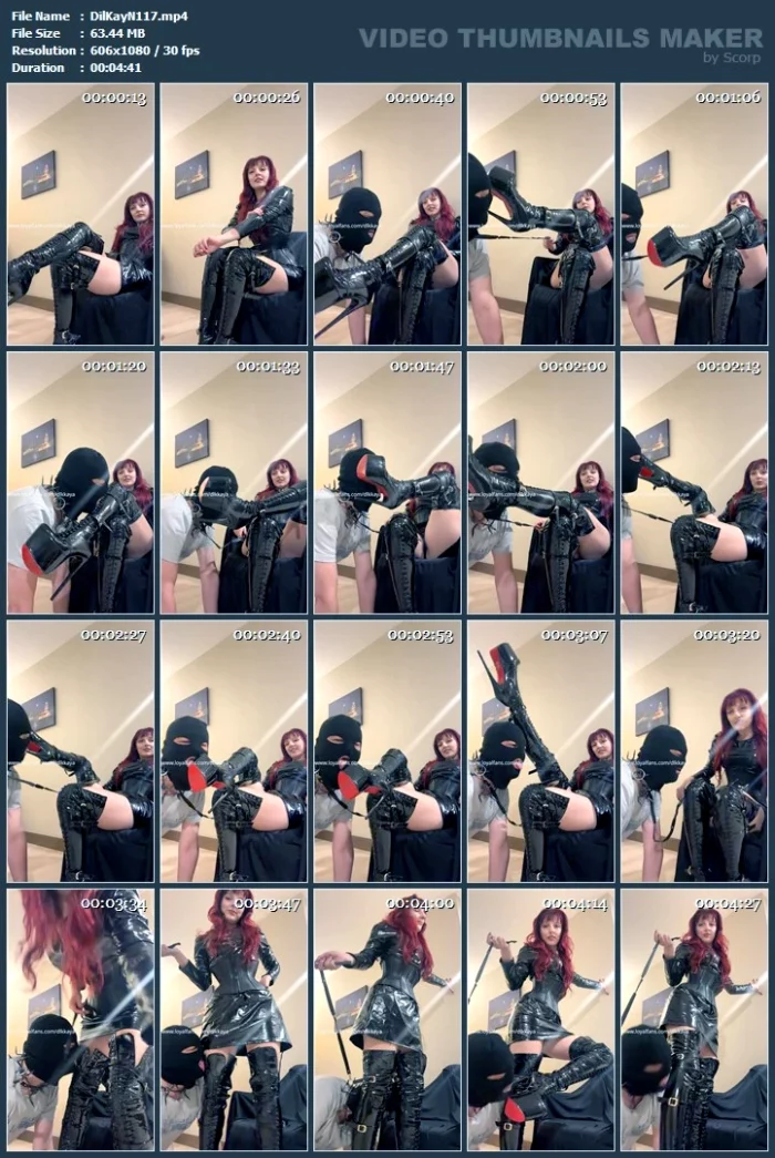 Lick These Boots - GODDESS DLKKAYA / DILEK KAYA - MP4